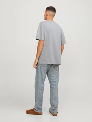 Jack & Jones T-Shirt JJEORGANIC BASIC TEE SS O-NECK NOOS grau
