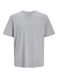 Jack & Jones T-Shirt JJEORGANIC BASIC TEE SS O-NECK NOOS grau