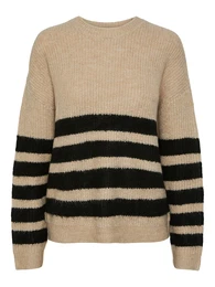 Svetr 'PCBrooks' béžová / černá