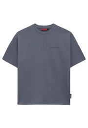 Tričko chladná modrá / tmavě zelená