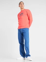 ALPHA INDUSTRIES Sweatshirt taubenblau/rot/melone/weiß