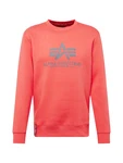 ALPHA INDUSTRIES Sweatshirt taubenblau/rot/melone/weiß