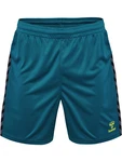 Hummel Sportshorts 'Authentic' cyanblau/grau/hellgrn/schwarz