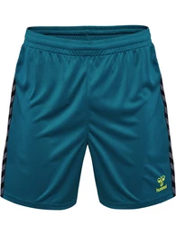 Sportshorts 'Authentic' cyanblau / grau / hellgrn / schwarz