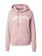 HOLLISTER Sweater majica 'TECH CORE'  prljavo roza / bijela