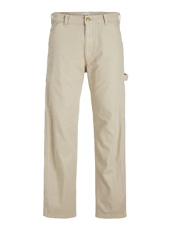 JACK & JONES Hose 'JPSTEDDIE JJCARPENTER' (1-tlg) beige JACK & JONES Hose 'JPSTEDDIE JJCARPENTER' (1-tlg) beige