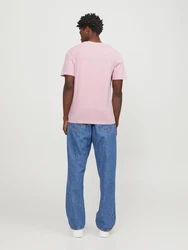Jack & Jones T-Shirt JJEORGANIC BASIC TEE SS O-NECK NOOS rosa