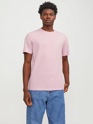 Jack & Jones T-Shirt JJEORGANIC BASIC TEE SS O-NECK NOOS rosa