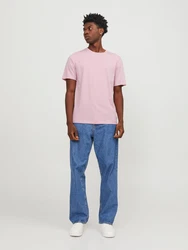 Jack & Jones T-Shirt JJEORGANIC BASIC TEE SS O-NECK NOOS rosa