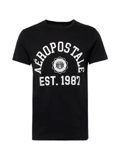 AROPOSTALE T-Shirt schwarz / wei
