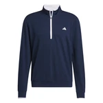 ADIDAS GOLF Sportsweatshirt LIGHTWEIGHT HALF-ZIP OBERTEIL dunkelblau/wei