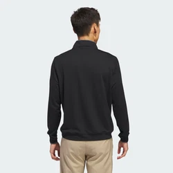 ADIDAS GOLF Sportsweatshirt LIGHTWEIGHT HALF-ZIP OBERTEIL grau / schwarz