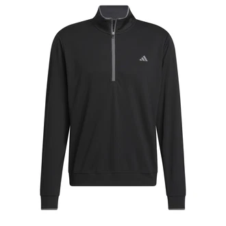 ADIDAS GOLF Sportsweatshirt LIGHTWEIGHT HALF-ZIP OBERTEIL grau / schwarz