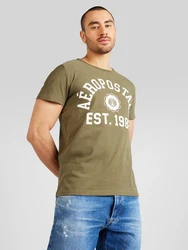 AROPOSTALE T-Shirt khaki/wei