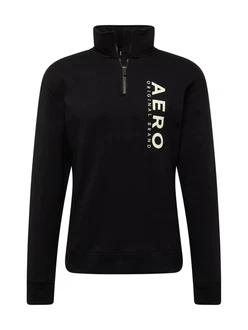 AROPOSTALE Sweatshirt schwarz/weiß AROPOSTALE Sweatshirt schwarz/weiß