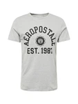 AROPOSTALE T-Shirt grau/schwarz