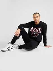 AROPOSTALE Sweatshirt 'NYC 1987' rot/schwarz/weiß