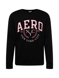 AROPOSTALE Sweatshirt 'NYC 1987' rot/schwarz/weiß AROPOSTALE Sweatshirt 'NYC 1987' rot/schwarz/weiß