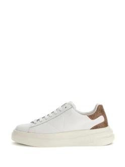 GUESS Sneaker 'Elba' beige/braun/brokat