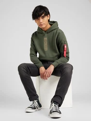 ALPHA INDUSTRIES Sweatshirt khaki/oliv
