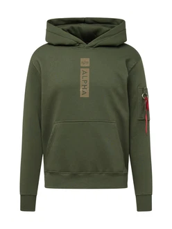 ALPHA INDUSTRIES Sweatshirt khaki/oliv