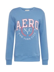 AROPOSTALE Sweatshirt 'NYC 1987' petrol/hellrot/weiß