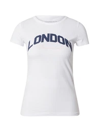 Tričko 'LONDON' tmavě modrá / bílá