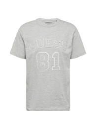 T-Shirt graumeliert / wei