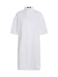 Košilové šaty bílá