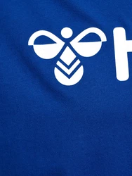 hummel T-Shirt Regular Fit Stretch Rundhalsausschnitt Logo (7928) Blau (7928)