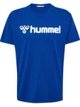 hummel T-Shirt Regular Fit Stretch Rundhalsausschnitt Logo (7928) Blau (7928)
