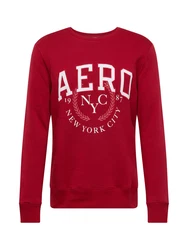AROPOSTALE Sweatshirt 'NYC 1987' rot/melone/weiß