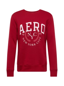 AROPOSTALE Sweatshirt 'NYC 1987' rot/melone/weiß AROPOSTALE Sweatshirt 'NYC 1987' rot/melone/weiß
