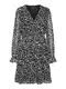 VERO MODA Obleka 'Holly'  črna / bela