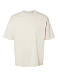 SELECTED HOMME T-Shirt Oscar creme