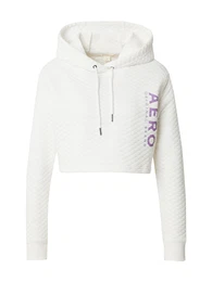 Mikina tmavě fialová / offwhite