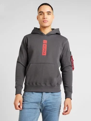 ALPHA INDUSTRIES Sweatshirt dunkelgrau/grenadine