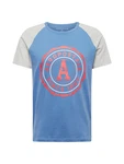AROPOSTALE T-Shirt blue denim/hellgrau/melone/wei