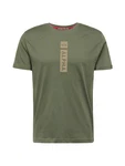 ALPHA INDUSTRIES T-Shirt grau/oliv ALPHA INDUSTRIES T-Shirt grau/oliv