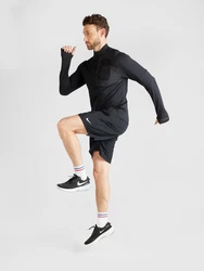 NIKE Sportshorts 'FORM 9IN' schwarz/weiß
