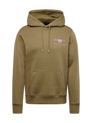 Gant Hoodie REGULAR MEDIUM ARCHIVE SHIELD marineblau / grau / khaki / weiß