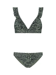 Bikini 'BOBBY' žad / pastelno zelena / crna