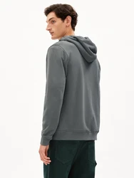 Armedangels Sweatjacke Sweatshirt SAROMIAAN COMFORT dunkelgrau