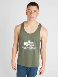 ALPHA INDUSTRIES Shirt/Top grn/wei