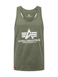 ALPHA INDUSTRIES Shirt/Top grn/wei
