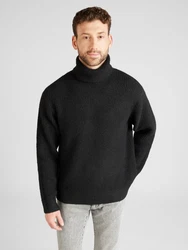 WEEKDAY Pullover 'Renzo' schwarzmeliert