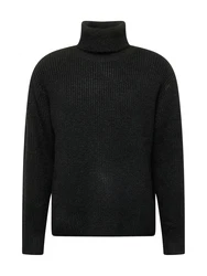 WEEKDAY Pullover 'Renzo' schwarzmeliert