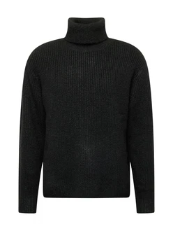 WEEKDAY Pullover 'Renzo' schwarzmeliert