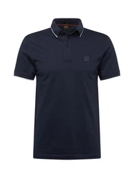 Poloshirt 'Passertip' marine / wei