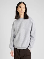 ABOUT YOU Sweatshirt 'Davin' graumeliert/schwarz